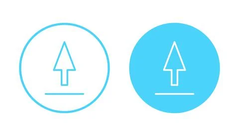 Upload icon vector. load data sign and symbol Stock Illustration