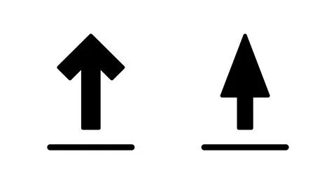 Upload icon vector. load data sign and symbol Stock Illustration