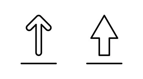 Upload icon vector. load data sign and symbol Stock Illustration