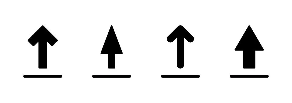 Upload icon vector. load data sign and symbol Stock Illustration