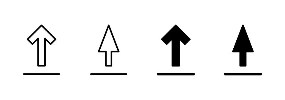 Upload icon vector. load data sign and symbol Illustrazione stock