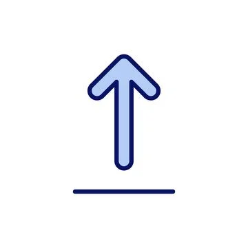 Upload icon vector. load data sign and symbol イラスト素材