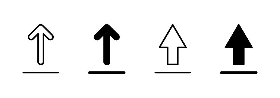 Upload icon vector. load data sign and symbol 스톡 일러스트
