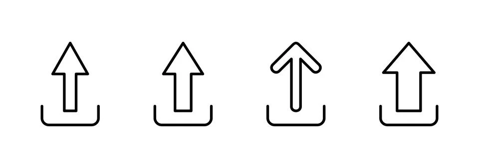 Upload icon vector. load data sign and symbol 스톡 일러스트