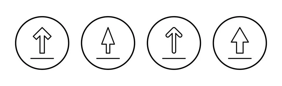 Upload icon vector. load data sign and symbol 스톡 일러스트