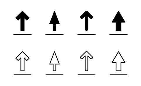 Upload icon vector. load data sign and symbol Stock Illustration