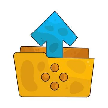 Upload illustration Stock Illustration