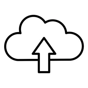 Upload information in white background 库存插图