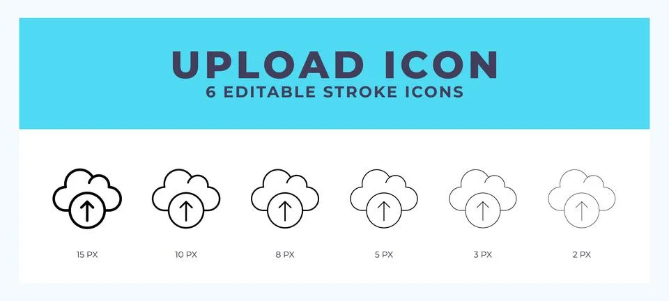 Upload line icon. High quality icon symbol for web design. App Stock Illustration