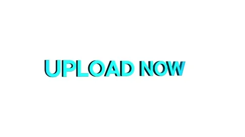 Upload now 3d text word animation with vertically rotating motion video Stock Footage 313832147