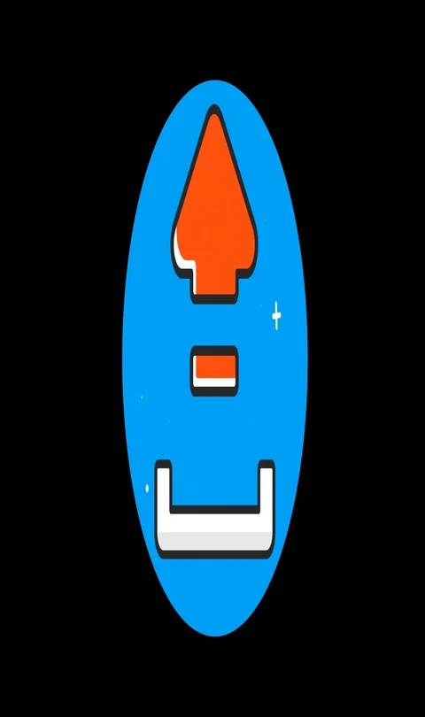 Upload Premium flat icon animated with alpha channel Stock Footage 101584772