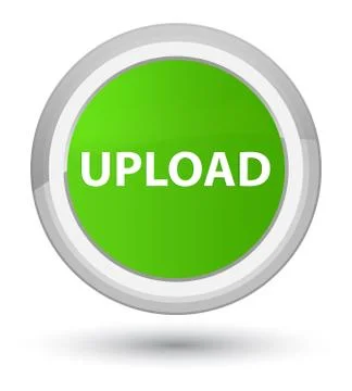Upload prime soft green round button 스톡 일러스트