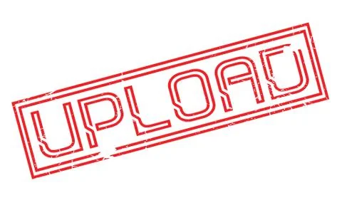Upload rubber stamp Stock Illustration