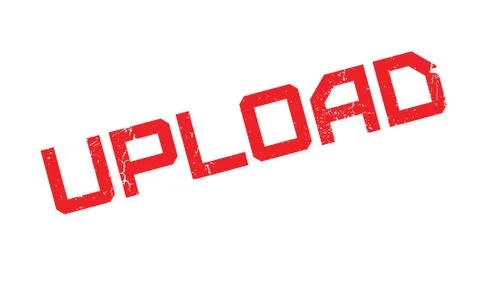 Upload rubber stamp Stock Illustration