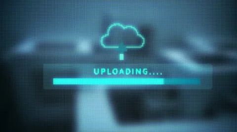 Upload screen progress bar Stock Footage 42042516