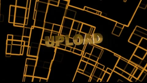 Upload Technology Word with background Stock Footage 294589371