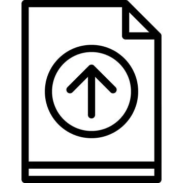 Upload Vector Icon Design Illustration Illustrazione stock