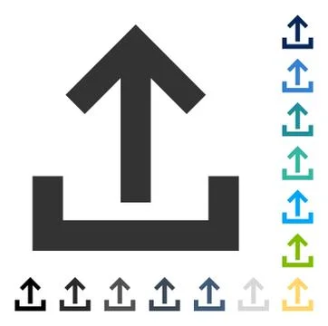 Upload Vector Icon Stock Illustration