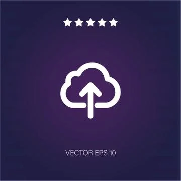 Upload vector icon Stock Illustration