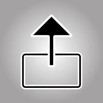 Upload vector icon, upload symbol vector eps10 Stock Illustration