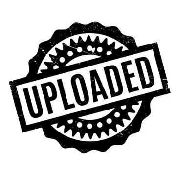 Uploaded rubber stamp イラスト素材