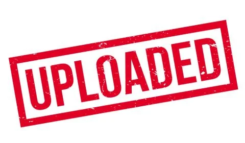 Uploaded rubber stamp 스톡 일러스트