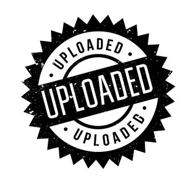Uploaded rubber stamp Stock Illustration