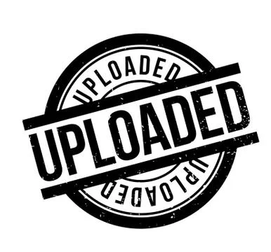 Uploaded rubber stamp Stock Illustration
