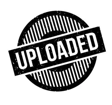 Uploaded rubber stamp Stock Illustration