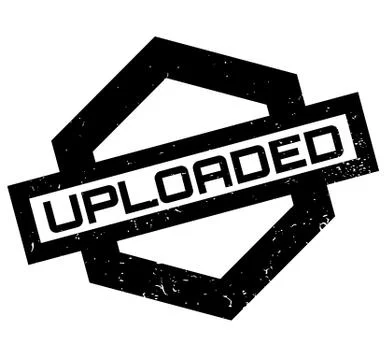 Uploaded rubber stamp Stock Illustration