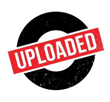 Uploaded rubber stamp Stock Illustration