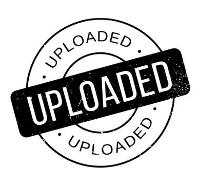 Uploaded rubber stamp Stock Illustration