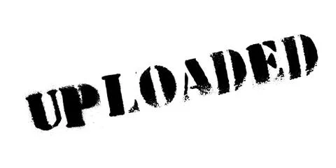 Uploaded rubber stamp Stock Illustration