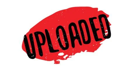 Uploaded rubber stamp Stock Illustration