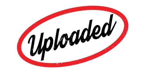 Uploaded rubber stamp Stock Illustration