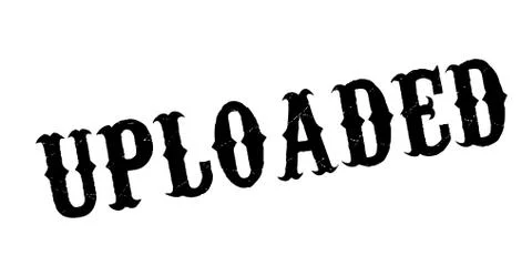 Uploaded rubber stamp Stock Illustration