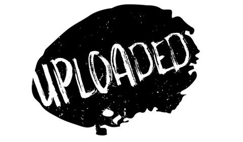 Uploaded rubber stamp Stockillustratie