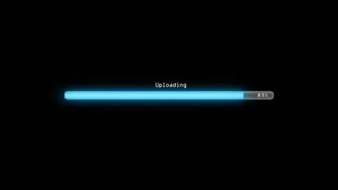 Uploading dark background Stock Illustration
