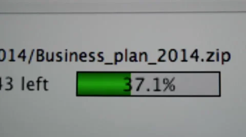 Uploading File on the Internet Stock Footage 43503153