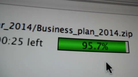 Uploading File on the Internet Stock Footage 43503219