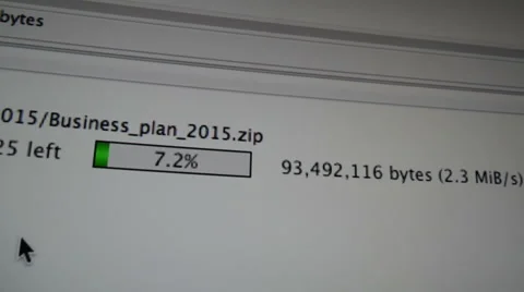 Uploading File on the Internet Stock Footage 43503246