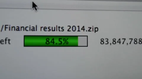 Uploading File on the Internet Stock Footage 43503381