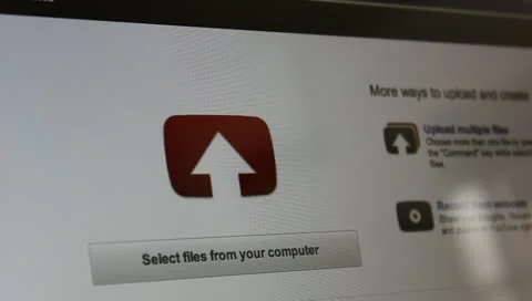 Uploading files to youtube Vídeo Stock 11187486