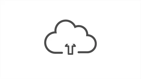 Uploading information to the cloud Stock Footage 308404618