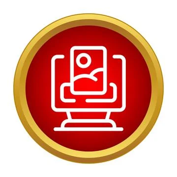 Uploading media file from computer to cloud イラスト素材