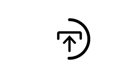 Uploading Or Downloading Data Network Signal Icon Design Stock Footage 331897913