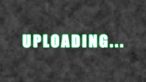 Uploading progress bar animation with subtle light effects and digital text.. Video stock 343476459
