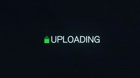 Uploading Symbol on Computer Screen Futuristic Modern Interface - Corner Pin  库存影片 69172854