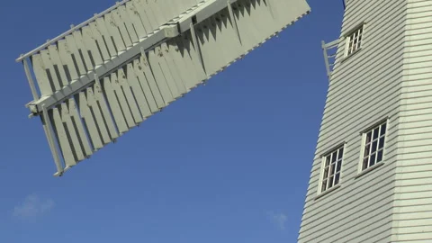 Upminster Windmill Sails And Windows Stock Footage 171672280