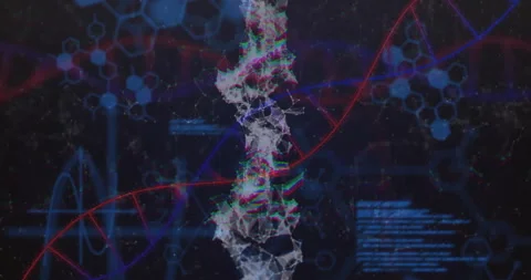 Upon mesh appearing and rotating while code overlays mapping data syncing with Stock Footage 310970727